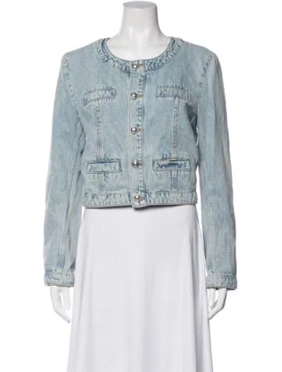Pre-owned Derek Lam 10 Crosby Denim Jacket In Blue