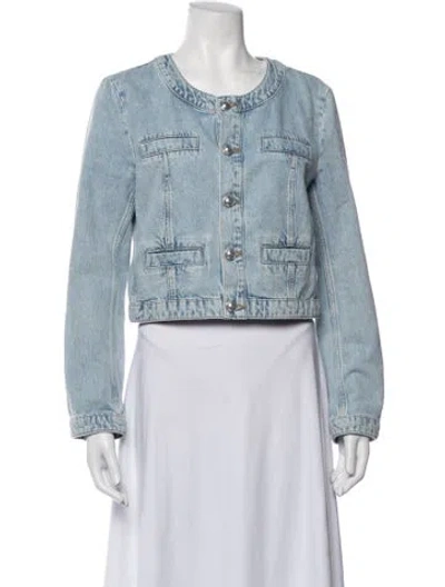 Pre-owned Derek Lam 10 Crosby Denim Jacket In Blue