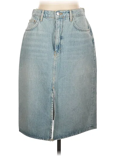 Pre-owned Derek Lam 10 Crosby Denim Skirt In Blue