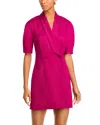 Derek Lam 10 Crosby Desiree Short Sleeve Jacket Dress In Cerise