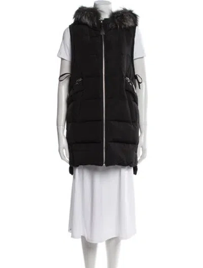 Pre-owned Derek Lam 10 Crosby Down Coat In Black