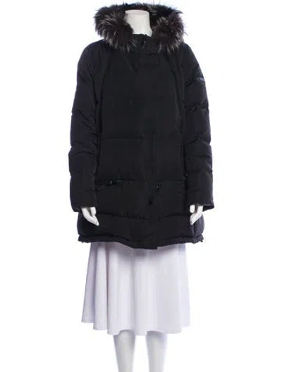 Pre-owned Derek Lam 10 Crosby Down Coat In Black