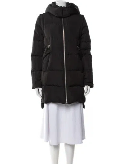 Pre-owned Derek Lam 10 Crosby Down Coat In Black