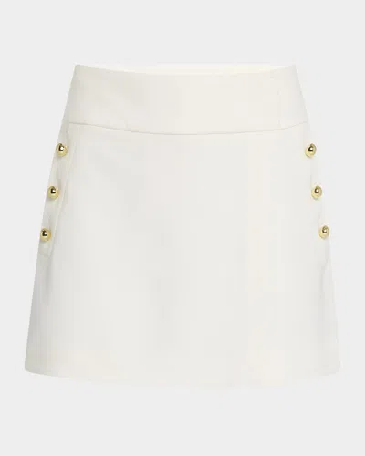 Derek Lam 10 Crosby Dulcie Skort In Soft White