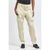 Derek Lam 10 Crosby Elian Stretch Satin Utility Pants In White