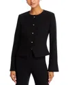 Derek Lam 10 Crosby Elizabeth Peplum Jacket In Black