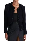 Derek Lam 10 Crosby Elizabeth Peplum Jacket In Black