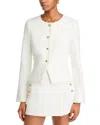 Derek Lam 10 Crosby Elizabeth Peplum Jacket In Soft White
