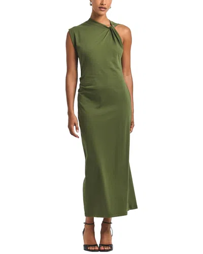 Derek Lam 10 Crosby Evelise Asymmetric Embellished Twist Dress In Multi