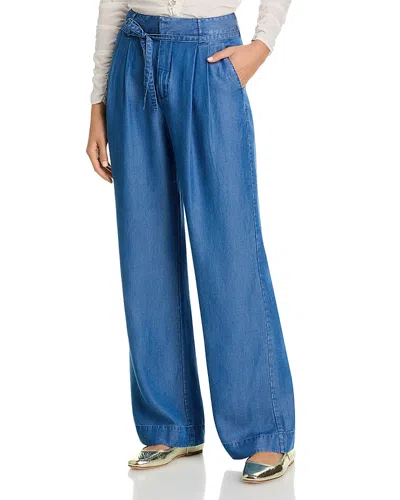 Derek Lam 10 Crosby Felicity Pleated Tie Pants In Murray