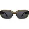 Derek Lam 10 Crosby Fidela Sunglasses In Dark Sage