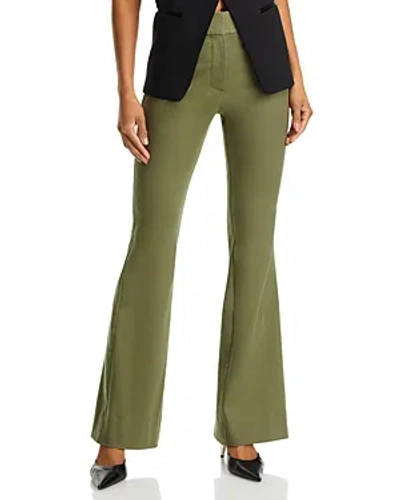 Derek Lam 10 Crosby Flare Pants In Fatigue