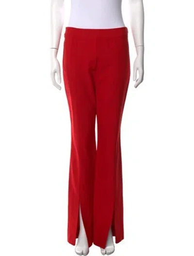 Pre-owned Derek Lam 10 Crosby Flared Pants In Red