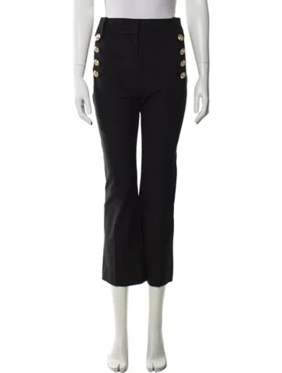 Pre-owned Derek Lam 10 Crosby Flared Pants In Black
