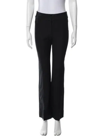 Pre-owned Derek Lam 10 Crosby Flared Pants In Black
