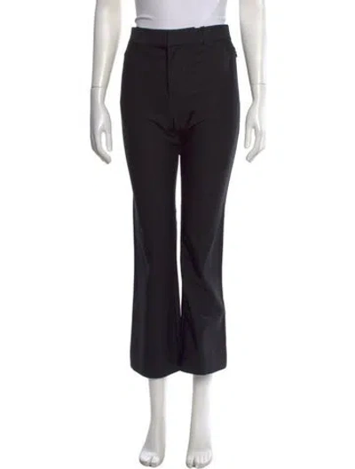 Pre-owned Derek Lam 10 Crosby Flared Pants In Black