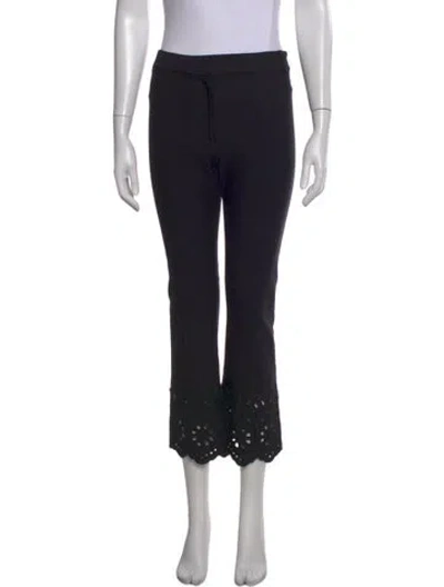 Pre-owned Derek Lam 10 Crosby Flared Pants In Black