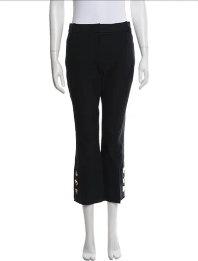 Pre-owned Derek Lam 10 Crosby Flared Pants In Black