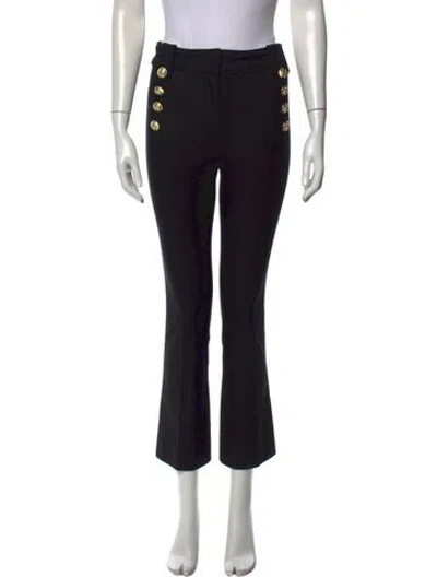 Pre-owned Derek Lam 10 Crosby Flared Pants In Black