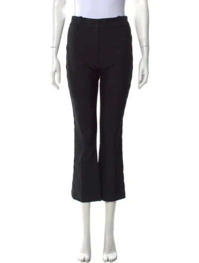 Pre-owned Derek Lam 10 Crosby Flared Pants In Black