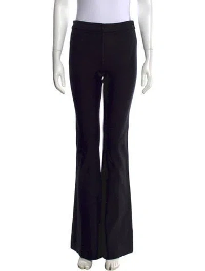 Pre-owned Derek Lam 10 Crosby Flared Pants In Black