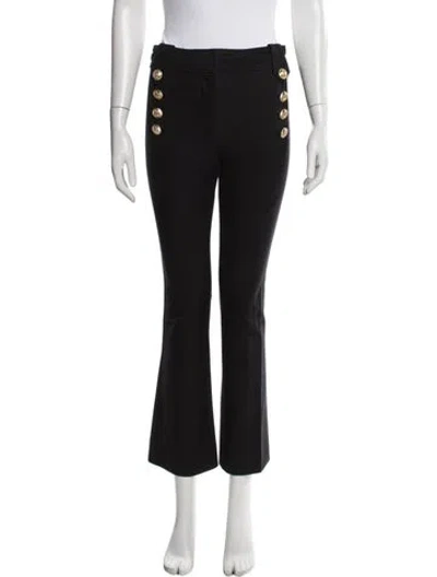 Pre-owned Derek Lam 10 Crosby Flared Pants In Black