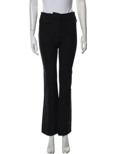 Pre-owned Derek Lam 10 Crosby Flared Pants In Black