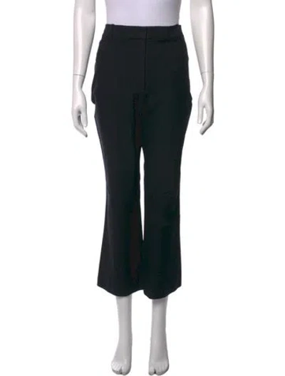 Pre-owned Derek Lam 10 Crosby Flared Pants In Black