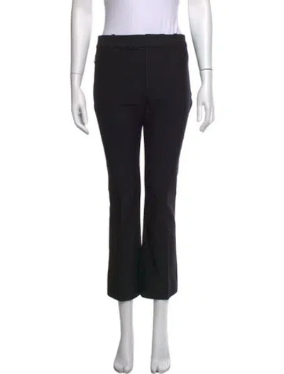 Pre-owned Derek Lam 10 Crosby Flared Pants In Black