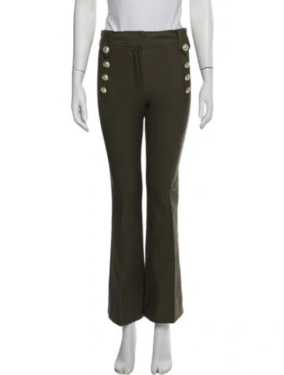 Pre-owned Derek Lam 10 Crosby Flared Pants In Black