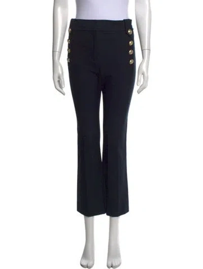 Pre-owned Derek Lam 10 Crosby Flared Pants In Black