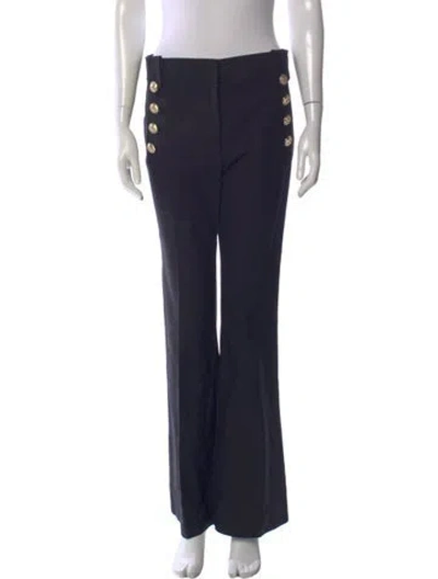 Pre-owned Derek Lam 10 Crosby Flared Pants In Blue