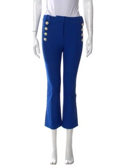 Pre-owned Derek Lam 10 Crosby Flared Pants In Blue