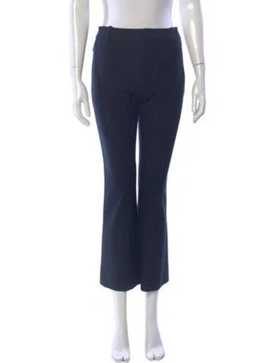 Pre-owned Derek Lam 10 Crosby Flared Pants In Blue
