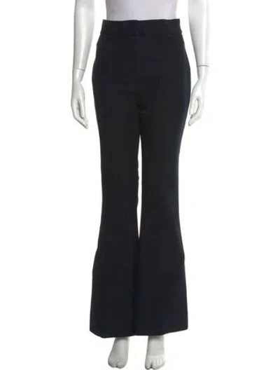 Pre-owned Derek Lam 10 Crosby Flared Pants In Blue