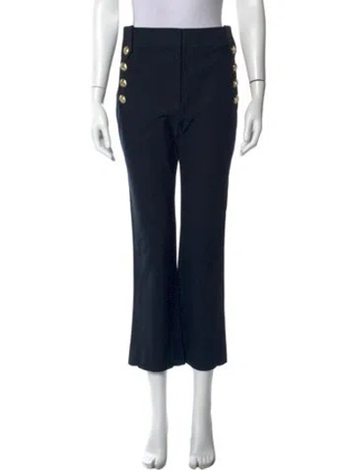 Pre-owned Derek Lam 10 Crosby Flared Pants In Blue