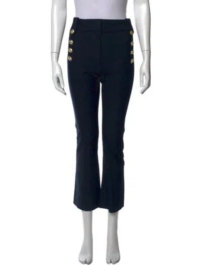 Pre-owned Derek Lam 10 Crosby Flared Pants In Blue
