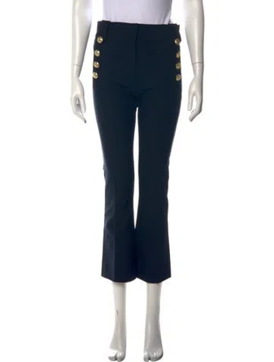 Pre-owned Derek Lam 10 Crosby Flared Pants In Blue