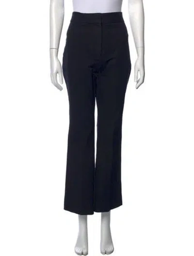 Pre-owned Derek Lam 10 Crosby Flared Pants In Blue