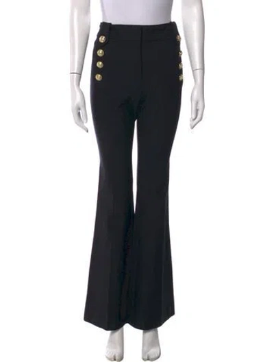 Pre-owned Derek Lam 10 Crosby Flared Pants In Blue