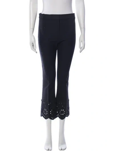 Pre-owned Derek Lam 10 Crosby Flared Pants In Blue