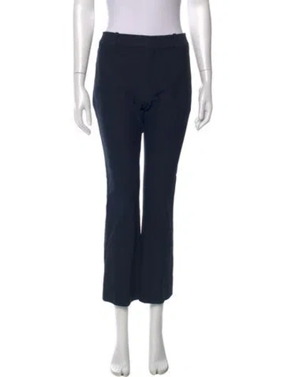 Pre-owned Derek Lam 10 Crosby Flared Pants In Blue