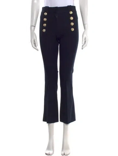 Pre-owned Derek Lam 10 Crosby Flared Pants In Blue