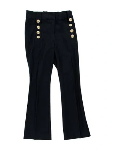 Pre-owned Derek Lam 10 Crosby Flared Pants In Blue