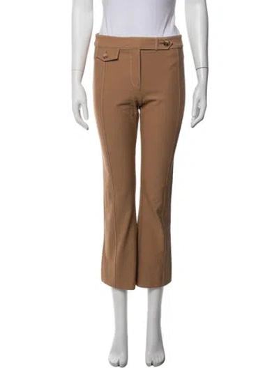 Pre-owned Derek Lam 10 Crosby Flared Pants In Brown