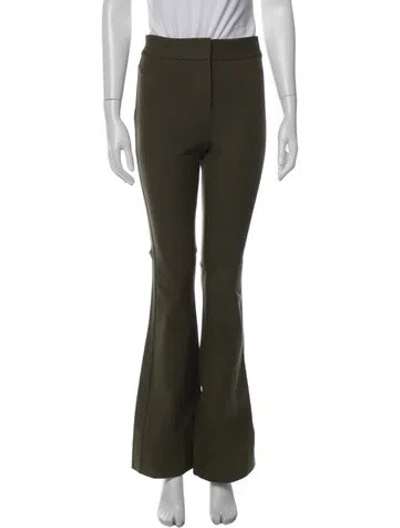 Pre-owned Derek Lam 10 Crosby Flared Pants In Green