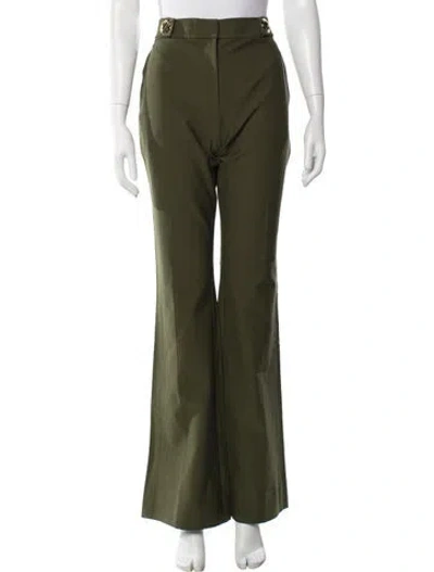 Pre-owned Derek Lam 10 Crosby Flared Pants In Green