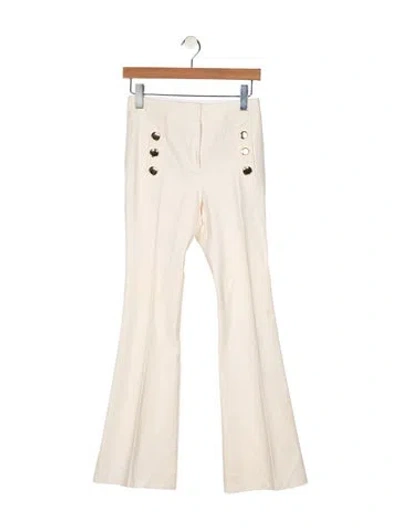 Pre-owned Derek Lam 10 Crosby Flared Pants In Neutral