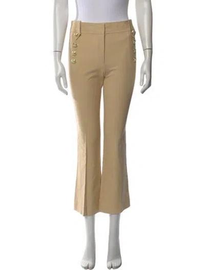 Pre-owned Derek Lam 10 Crosby Flared Pants In Neutral