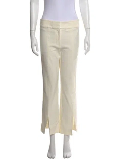 Pre-owned Derek Lam 10 Crosby Flared Pants In Neutral